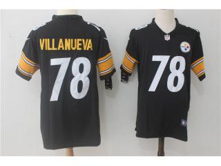Pittsburgh Steelers 78 Alejandro Villanueva Football Jersey Legend Black