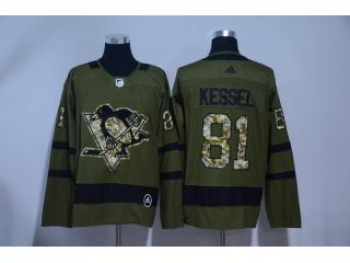 Adidas Pittsburgh Penguins 81 Mary Hessel Ice Hockey Jersey Green