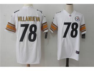 Pittsburgh Steelers 78 Alejandro Villanueva Football Jersey Legend White