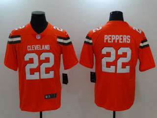 Cleveland Browns 22 Jabrill Peppers Football Jersey Legend Orange