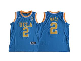 Youth 2017 UCLA Bruins 2 Lonzo Ball College Basketball Authentic Jersey Blue
