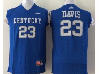 Kentucky Wildcats 23 Anthony Davis College Basketball Jersey Blue