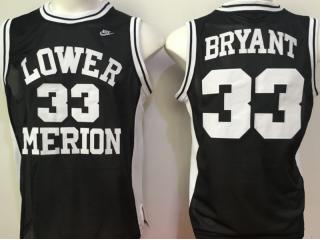 Lower Merion 33 Kobe Bryant College Basketball Jersey Black