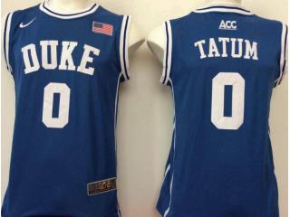 Duke Blue Devils 0 Jayson Tatum College Basketball Jersey