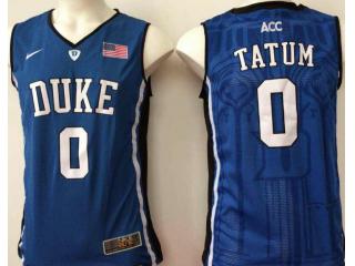 Duke Blue Devils 0 Jayson Tatum College Basketball Jersey