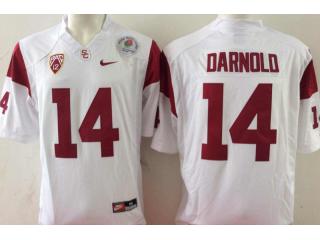 USC Trojans 14 Sam Darnold College Football Jersey White