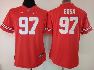 Women Ohio State Buckeyes 97 Joey Bosa College Football Jersey Red