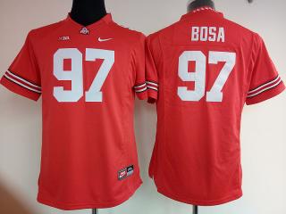 Women Ohio State Buckeyes 97 Joey Bosa College Football Jersey Red