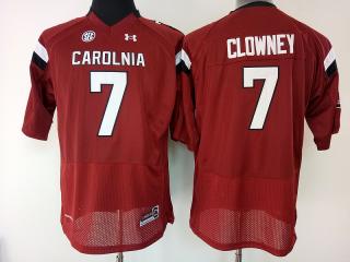 Women South Carolina Gamecocks 7 Jadeveon Clowney College Football Jersey Red