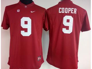 Women Alabama Crimson Tide 9 Amari Cooper College Football Jersey Red