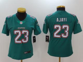 Women Miami Dolphins 23 Jay Ajayi Football Jersey Legend Green