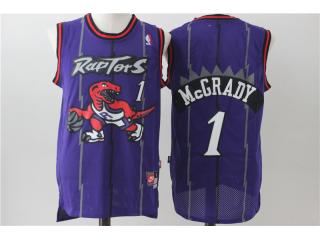 Toronto Raptors 1 Tracy McGrady Basketball Jersey Purple Dragon restoring ancient wayso