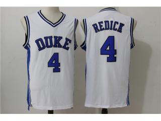 Duke Blue Devils 4 JJ Redick Basketball Jersey White
