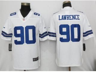 Dallas Cowboys 90 Demarcus Lawrence Football Jersey Legend White