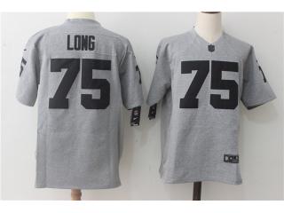 Oakland Raiders 75 Howie Long Football Jersey Gray