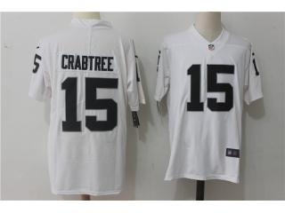 Oakland Raiders 15 Michael Crabtree Football Jersey Legend White