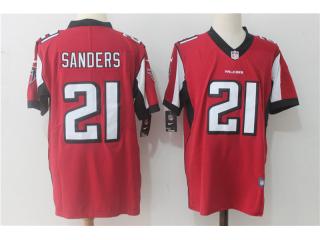 Atlanta Falcons 21 Deion Sanders Football Jersey Legend Red