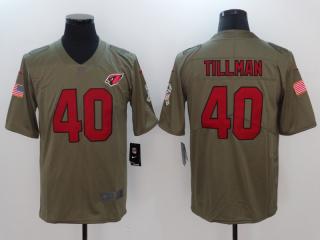 Arizona Cardinals 40 Pat Tillman Olive Salute To Service Limited Jersey