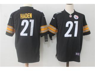 Pittsburgh Steelers 21 Joe Haden Football Jersey Black Fan Edition