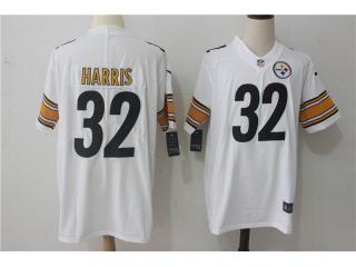 Pittsburgh Steelers 32 Franco Harris Football Jersey Legend White