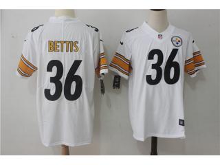 Pittsburgh Steelers 36 Jerome Bettis Football Jersey Legend White