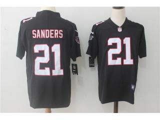 Atlanta Falcons 21 Deion Sanders Football Jersey Legend Black