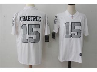 Oakland Raiders 15 Michael Crabtree Football Jersey Legend White