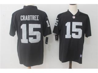 Oakland Raiders 15 Michael Crabtree Football Jersey Legend Black