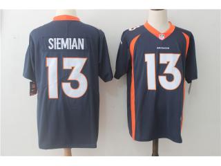 Denver Broncos 13 Trevor Siemian Football Jersey Legend Navy blue