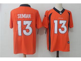 Denver Broncos 13 Trevor Siemian Football Jersey Legend Orange