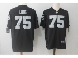 Oakland Raiders 75 Howie Long Football Jersey Black Fan Edition