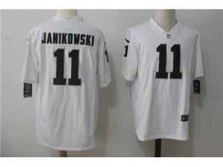 Oakland Raiders 11 Sebastian Janikowski Football Jersey White