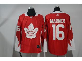 2017 Adidas Classic Maple Leafs 16 Mitch Marner Ice Hockey Jersey Red