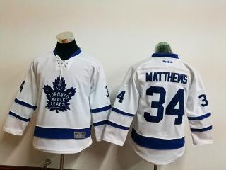 Youth Classic Toronto Maple Leafs 34 Auston Matthews Ice Hockey Jersey White