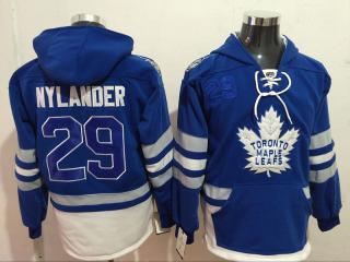 2017 Classic Toronto Maple Leafs 29 William Nylander Ice Hoodies Hockey Jersey Blue