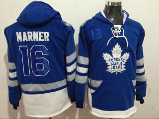 2017 Classic Toronto Maple Leafs 16 Mitch Marner Ice Hoodies Hockey Jersey Blue