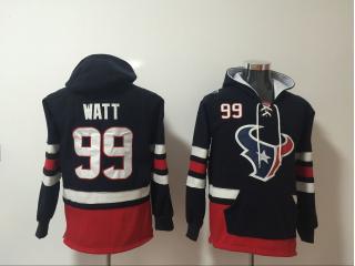 Houston Texans 99 JJ Watt Hoodies Football Jersey Black