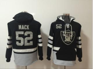 Oakland Raiders 52 Khalil Mack Hoodies Football Jersey black