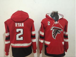 Atlanta Falcons 2 Matt Ryan Hoodies Football Jersey Red