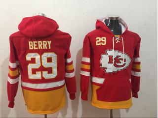 Kansas City Chiefs 29 Eric Berry Hoodies Football Jersey Red