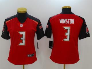 Women Tampa Bay Buccaneers 3 Jameis Winston Football Jersey Legend Red