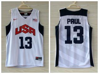 2012 American dream ten team 13 Paul white embroidered Jersey