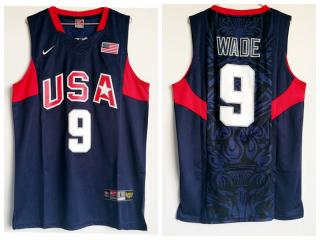 2008 Beijing Olympic Games dream eight team 9 Wade blue new fabric fan Edition