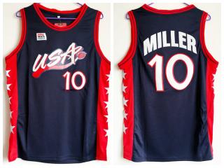 1996 Atlanta Olympic Games American team Monseregi Miller USA10 dark blue jersey