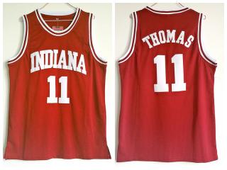 NCAA Indiana University 11 Isaiah Thomas new fabric red wine Jersey