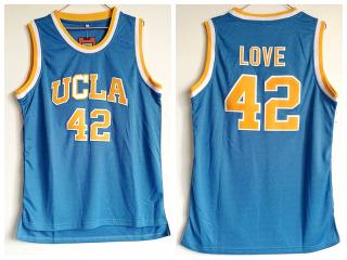 NCAA University of California at Los Angeles UCLA 42 Kevin Leff Le Fu classic blue embroidered basketball dress