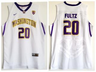 NCAA White shirt 20 Fultz University of Washington