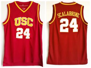 NCAA University of Southern Calif USC 24 Brian Scalabrine Jersey