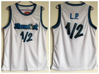 Penny Hardaway 1/2 White Embroidery New Jersey