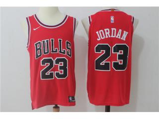 2017-2018 Nike Chicago Bulls 23 Michael Jordan Basketball Jersey Red Player Edition